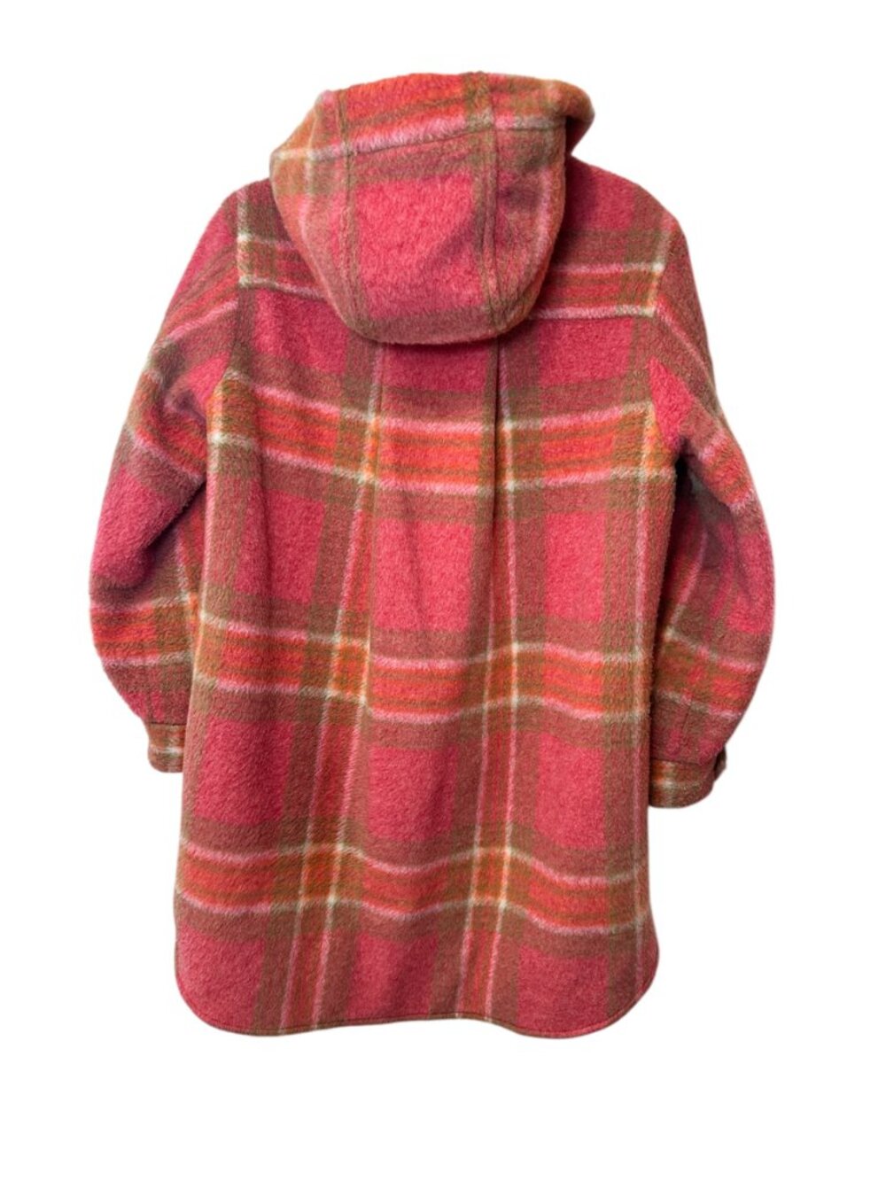 Sundance Harvest Sky Plaid Women's Jacket Sherpa Hooded Coat Size Small - Picture 4 of 13
